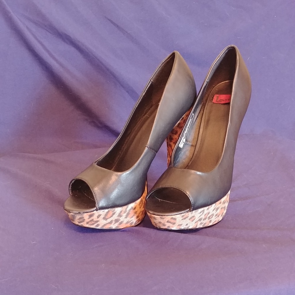 Lame high heels